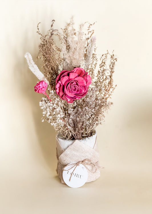 Forever Dried Flower Pot