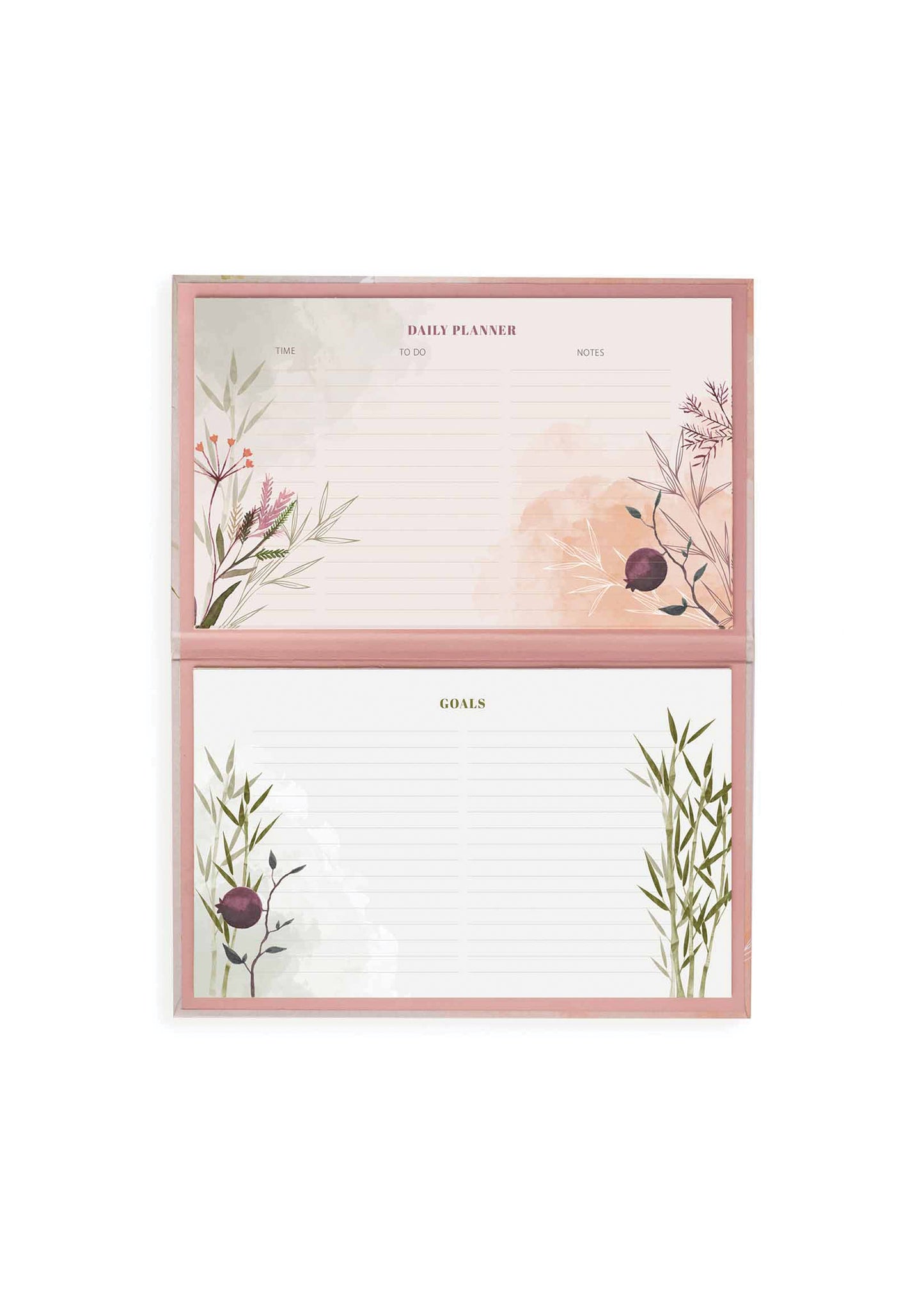 Floral motif - Weekly planner