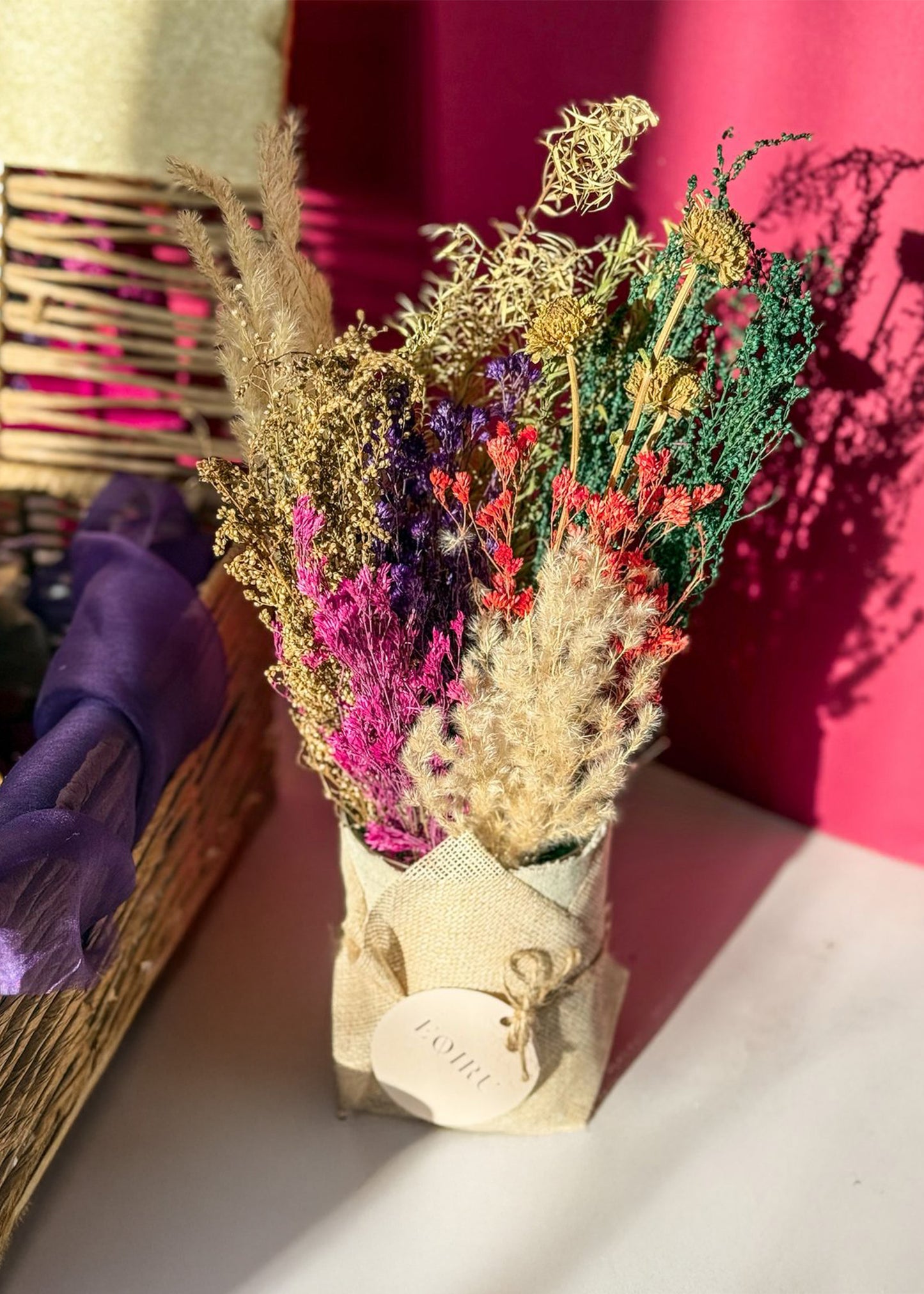Forever Dried Flower Pot